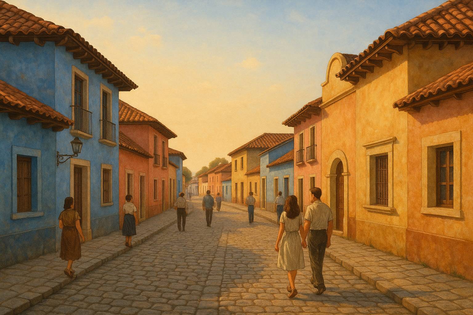 Ciudades donde las calles tienen colores asignados por tradición